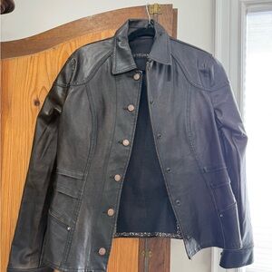 Black faux Leather Jacket